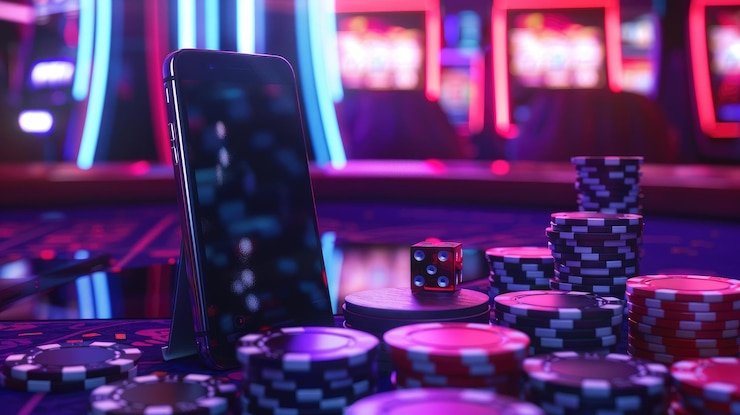 Roulette langsung dengan roda putar dan taruhan real-time